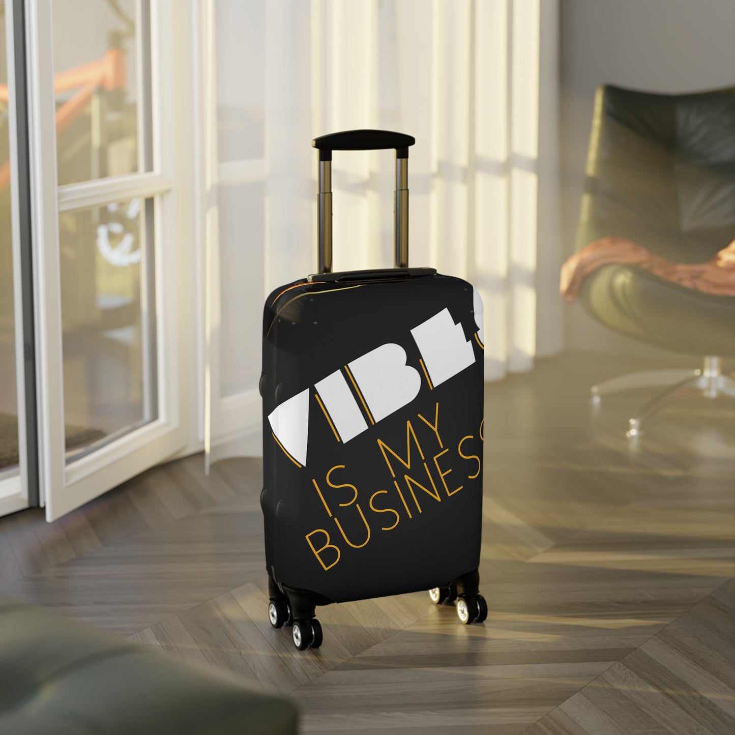 Vibes is My Business Luggage Cover