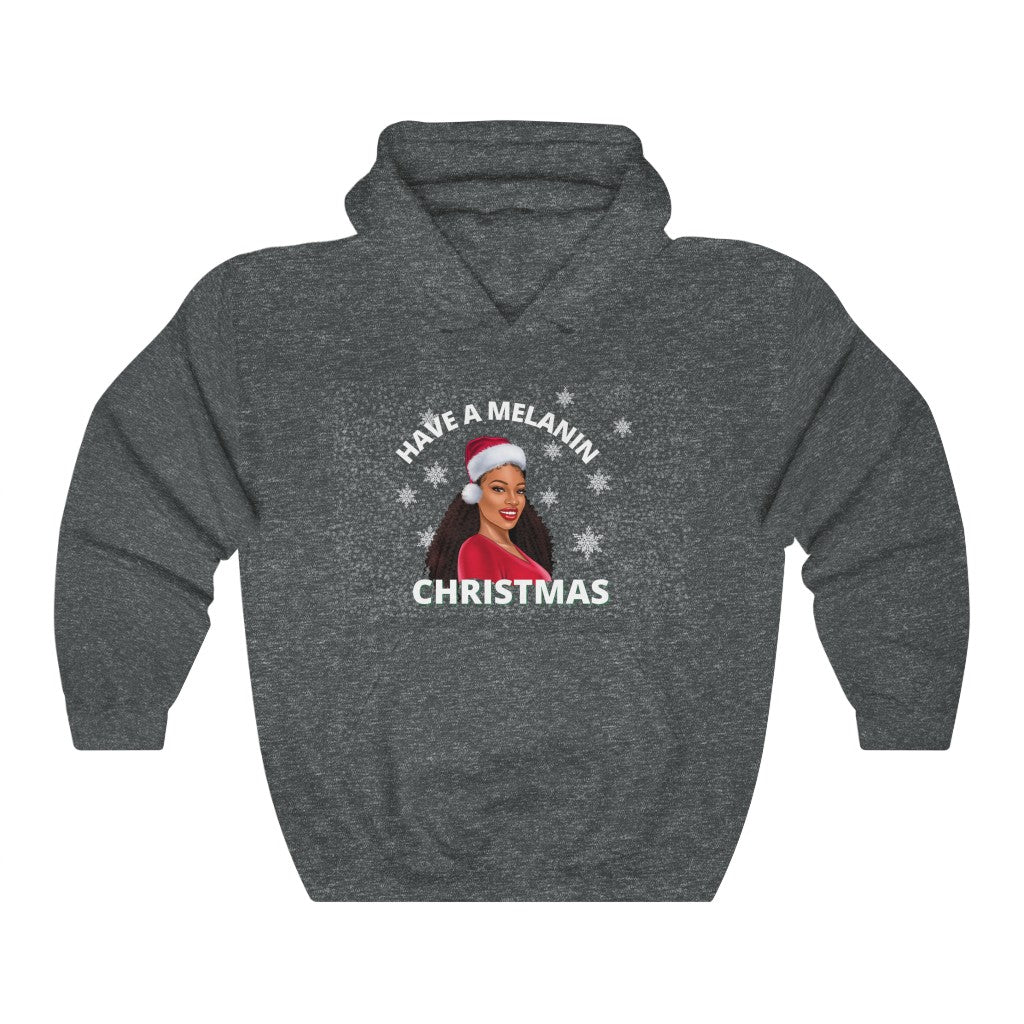 Christmas Melenin Unisex Hooded Sweatshirt