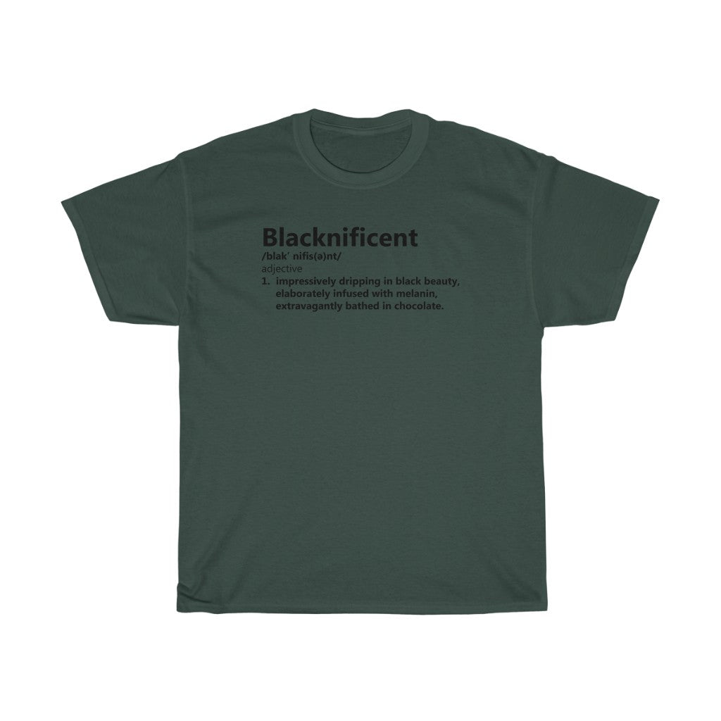Blacknificient Heavy Cotton Tee (Traditional Unisex)