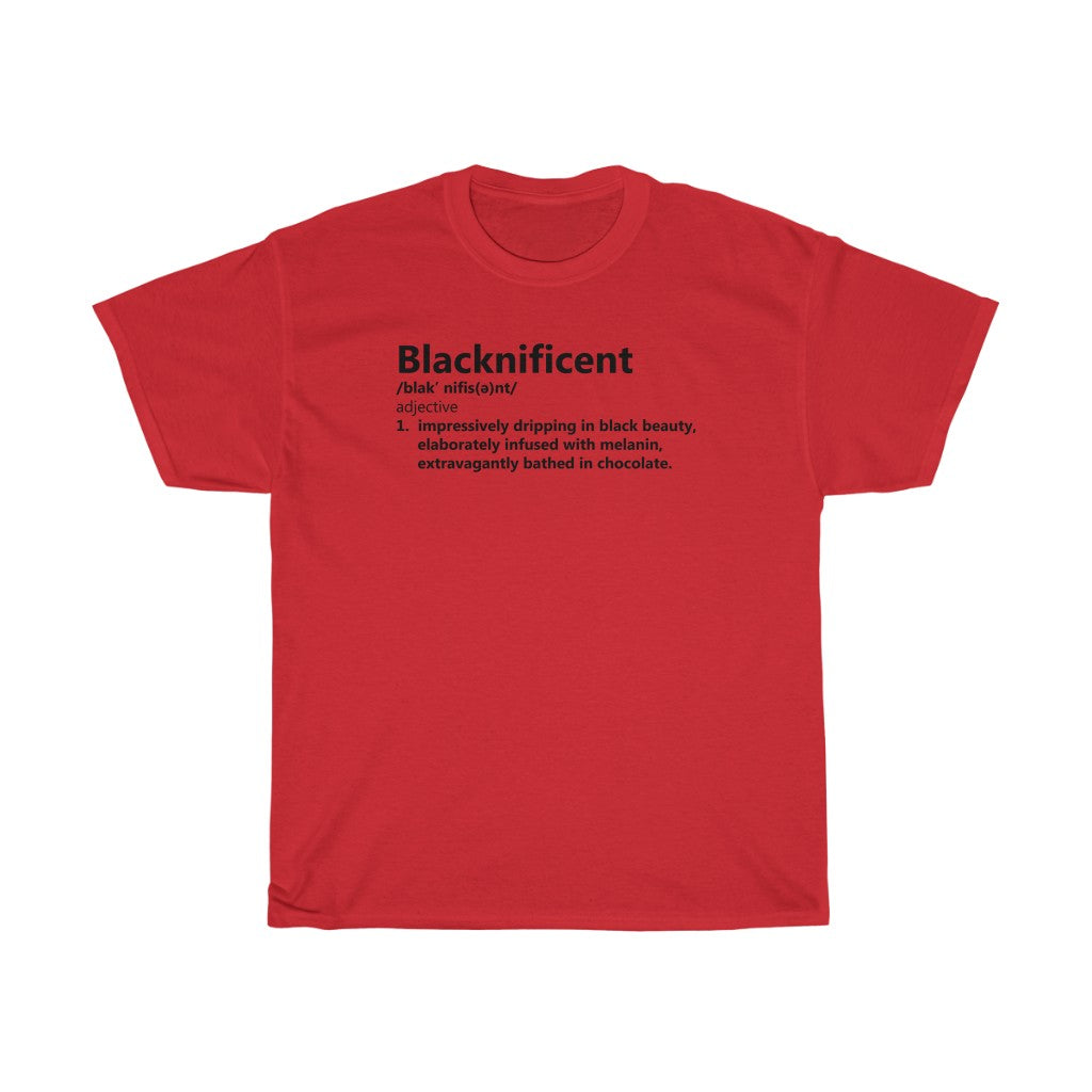 Blacknificient Heavy Cotton Tee (Traditional Unisex)