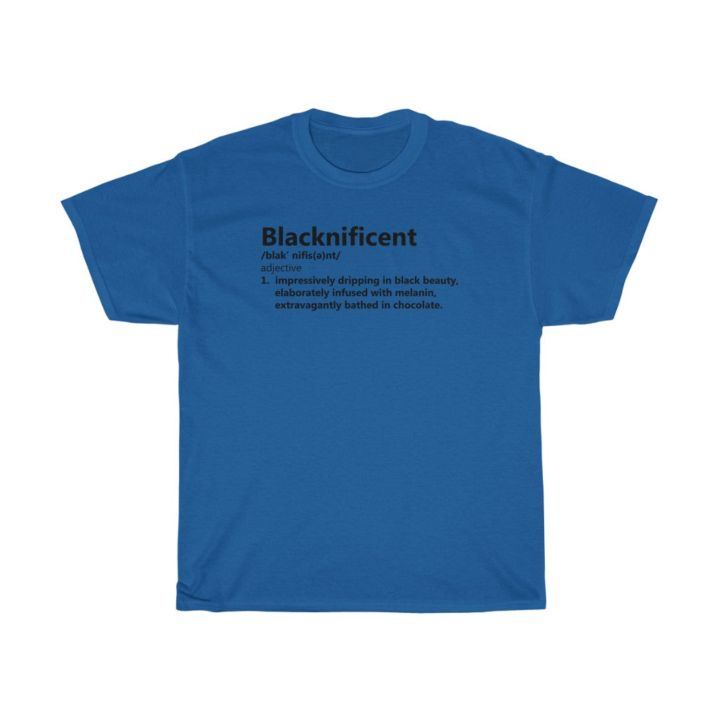 Blacknificient Heavy Cotton Tee (Traditional Unisex)