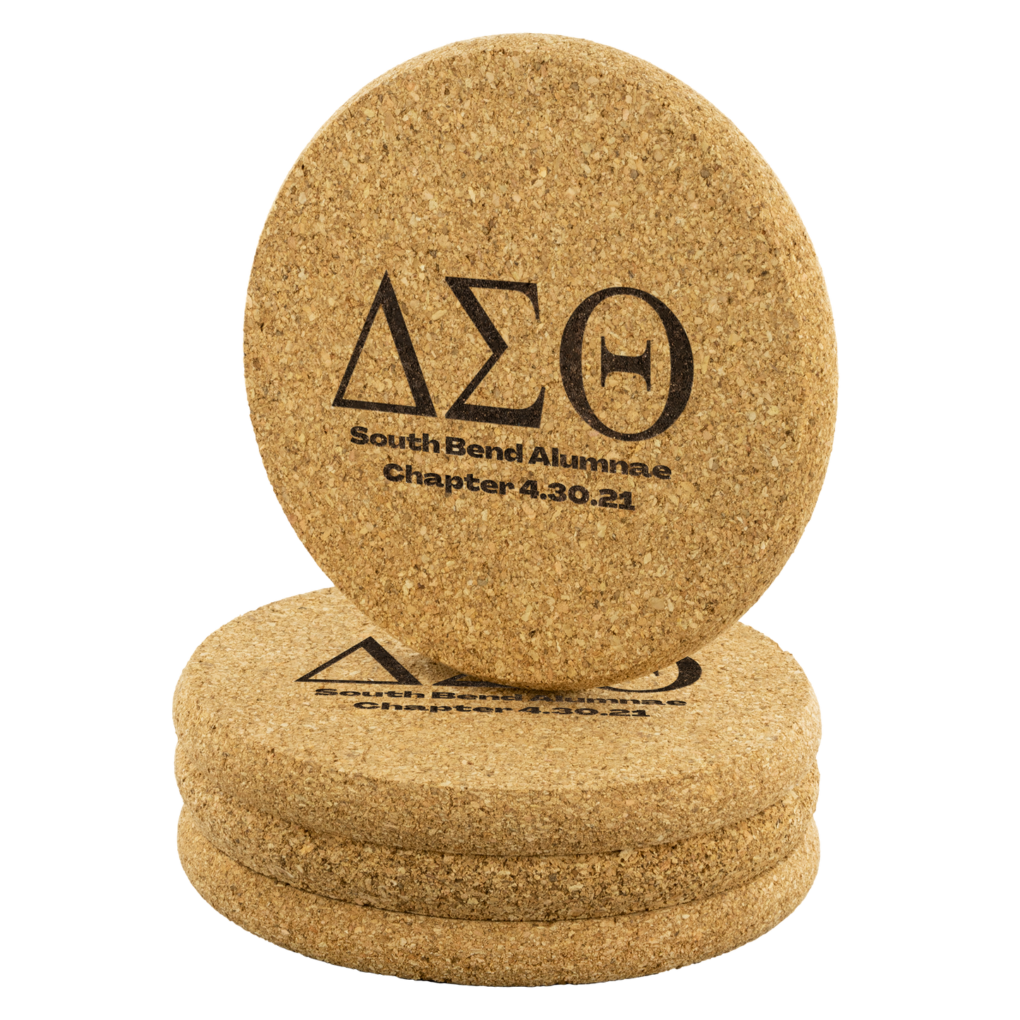 DST SB Alumnae Cork Coasters