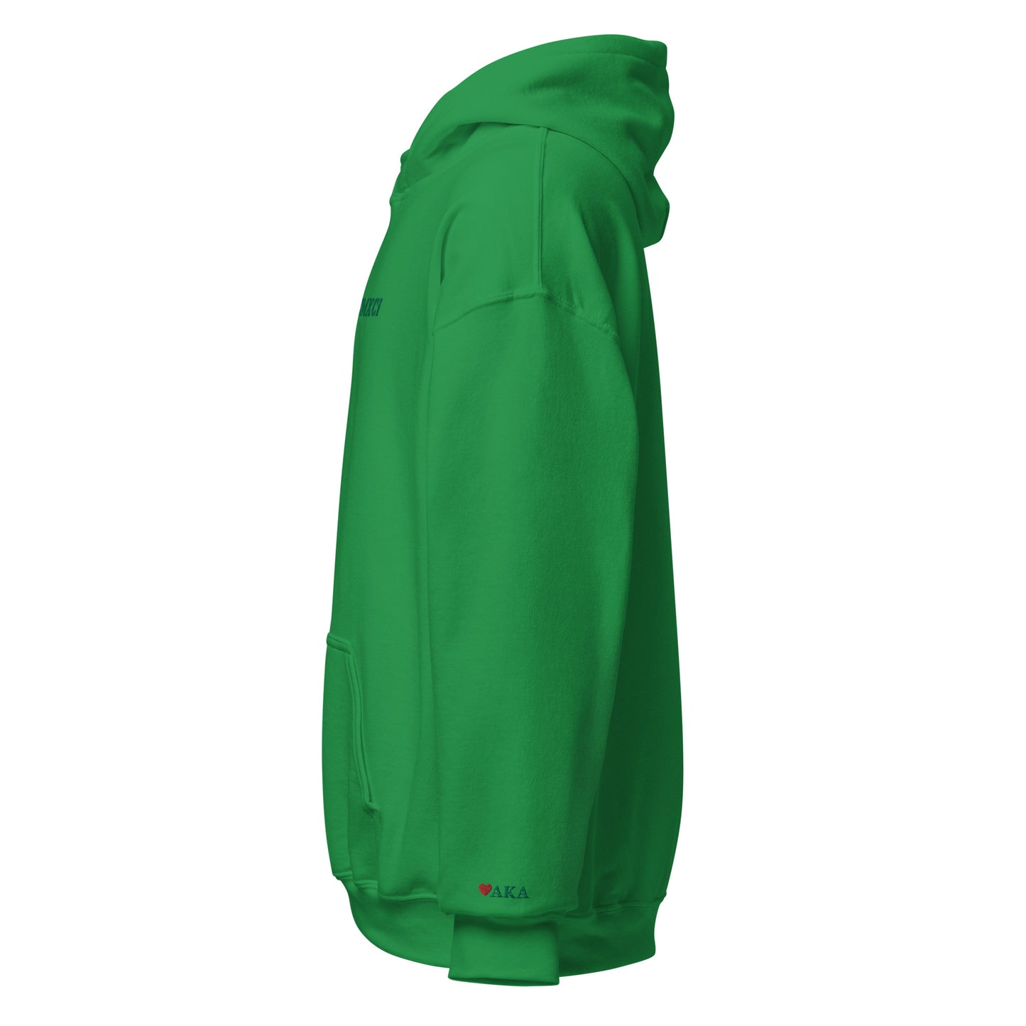 Alpha Kappa Alpha Embroidered Unisex Hoodie w/ crossing date and greek letters on wrist