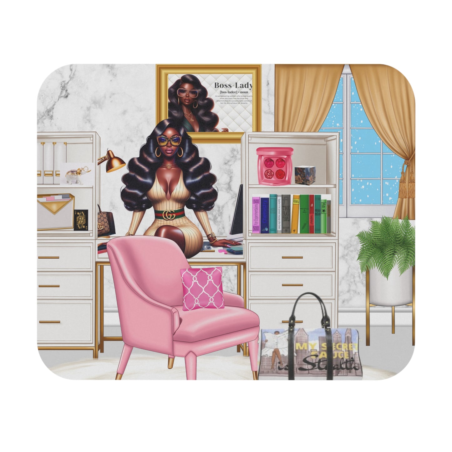 Jackie Reed Mouse Pad (Rectangle)