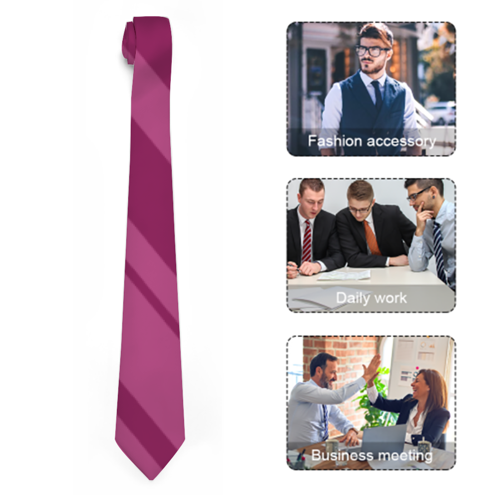 Custom Men's Tie Formal Tie for Wedding Party Business Activity Work Tie