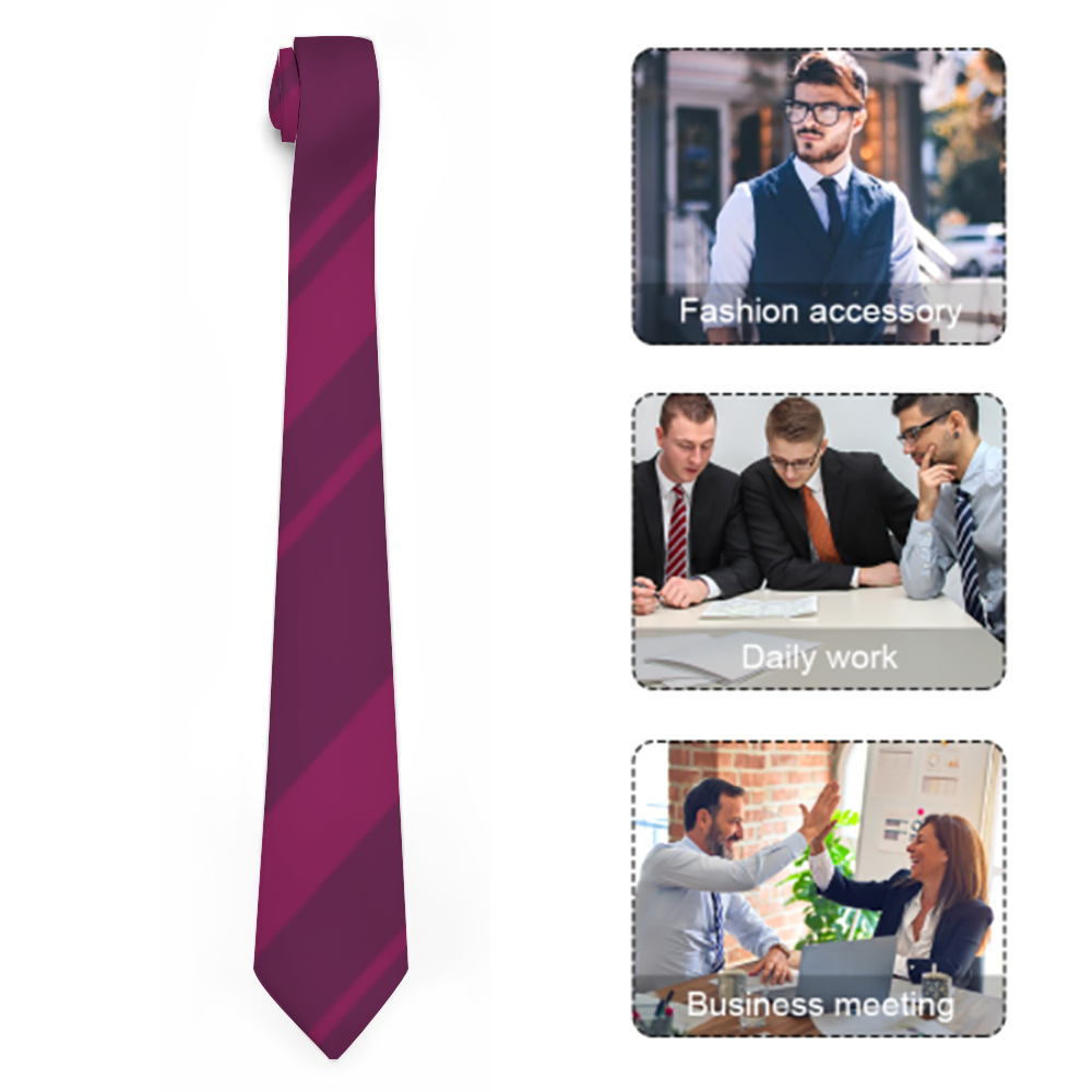 Custom Men's Tie Formal Tie for Wedding Party Business Activity Work Tie