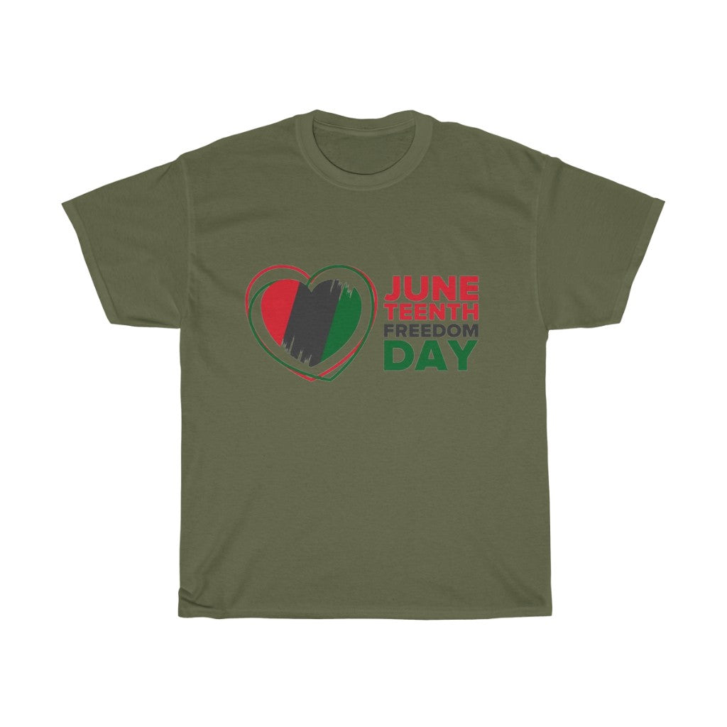 Freedom Day (Red) Cotton Tee (Unisex)