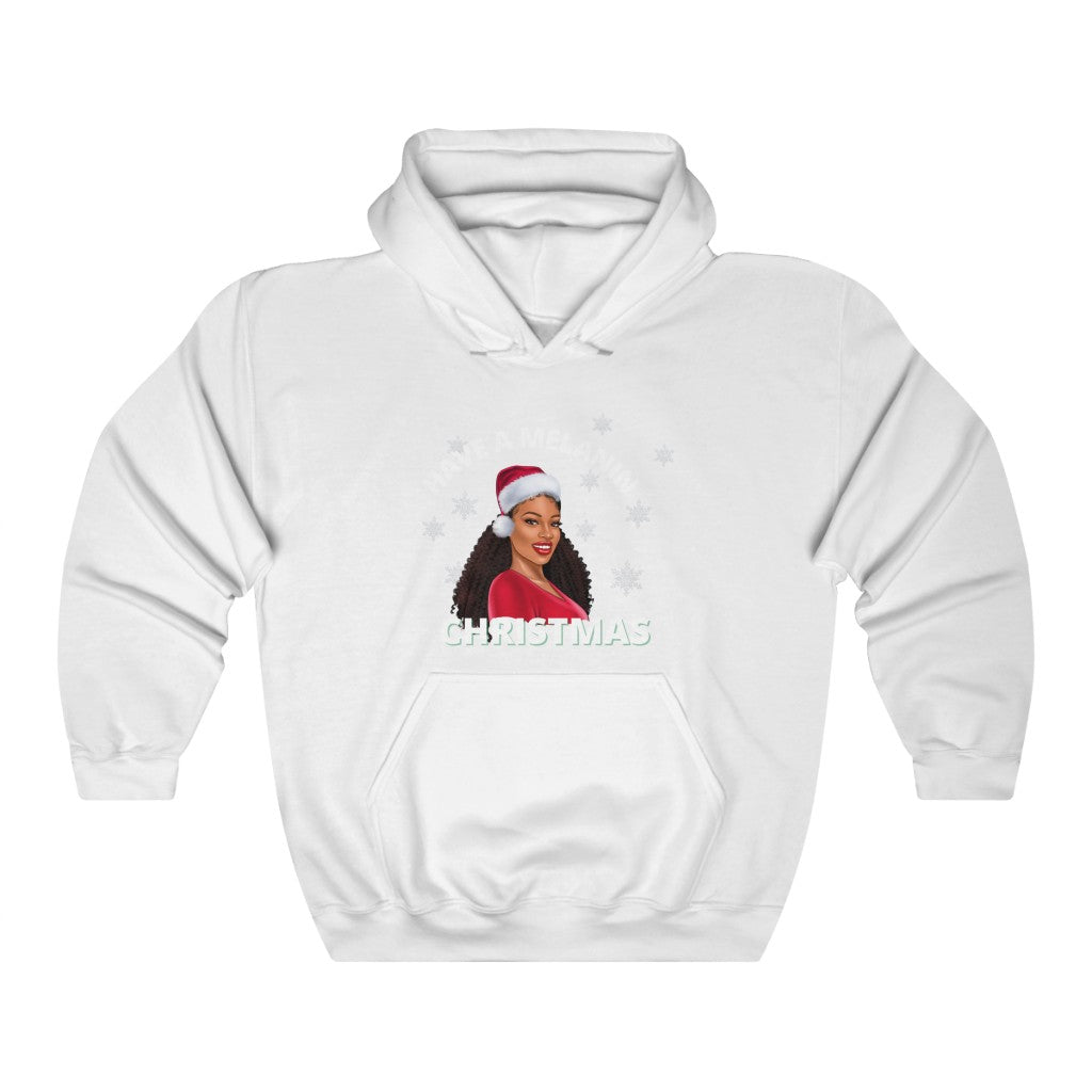 Christmas Melenin Unisex Hooded Sweatshirt