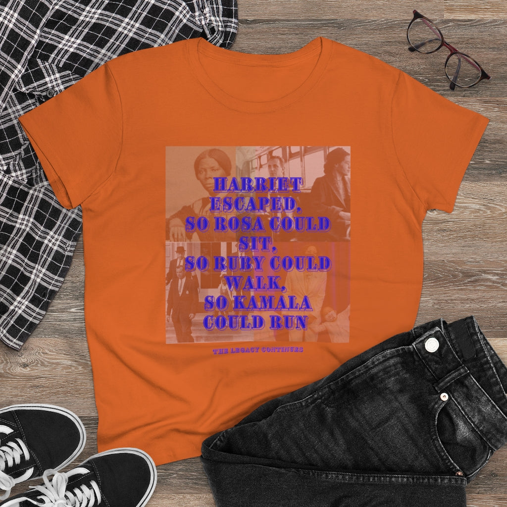 The Legacy Continues Women's Heavy Cotton Tee