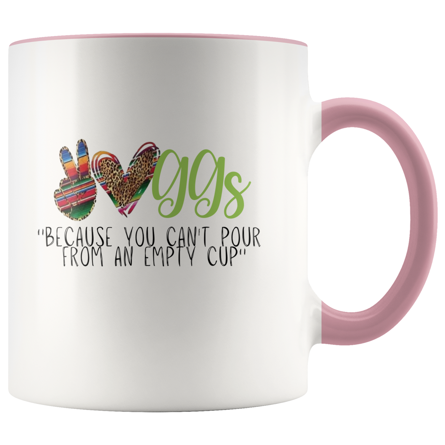 Mugs: Love, Peace, GGs