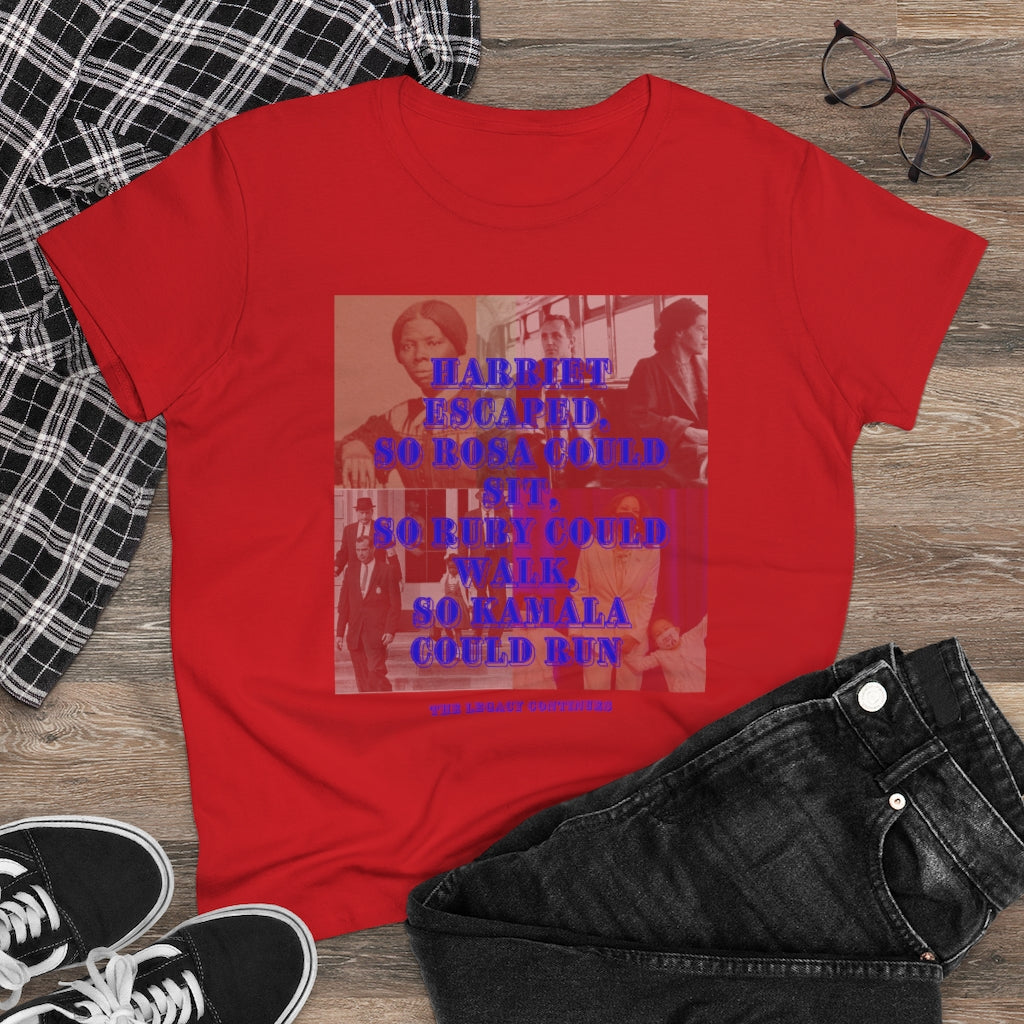 The Legacy Continues Women's Heavy Cotton Tee