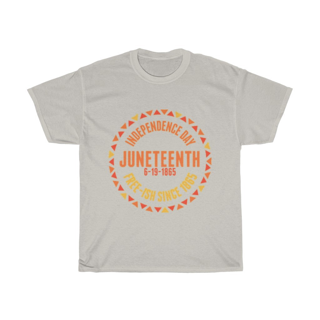 Juneteenth (Orange) Cotton Tee (Unisex)