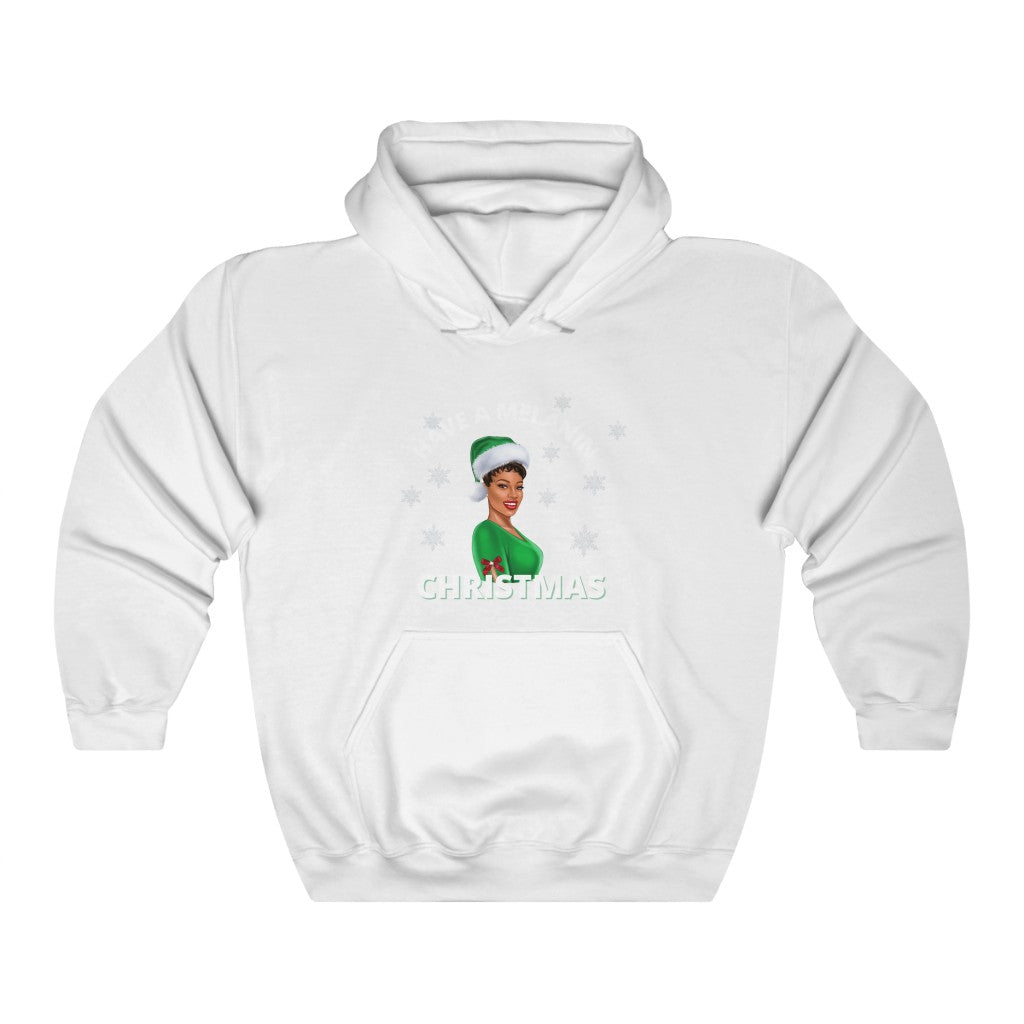 A Melenin Christmas Unisex Hooded Sweatshirt