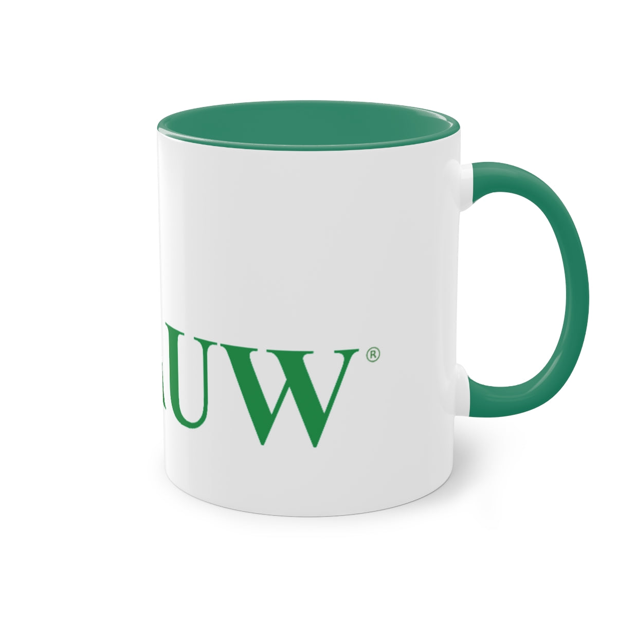 N.A.U.W.:  NAUW Walk in Confidence 2-Tone Mug, 11oz