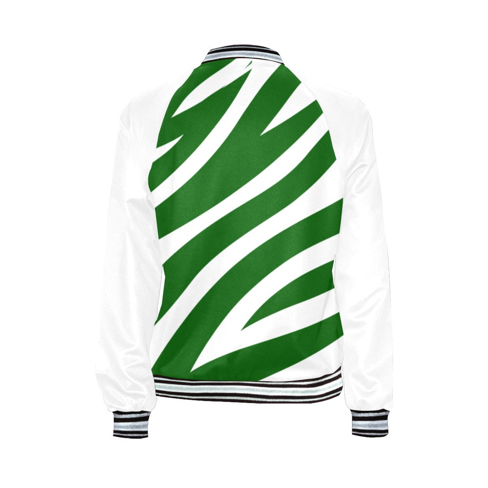 N.A.U.W. :  NAUW Bomber Zebra Jacket