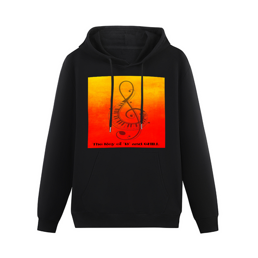 In the Key Of "D" Hoodie with Pocket Sweater for Men