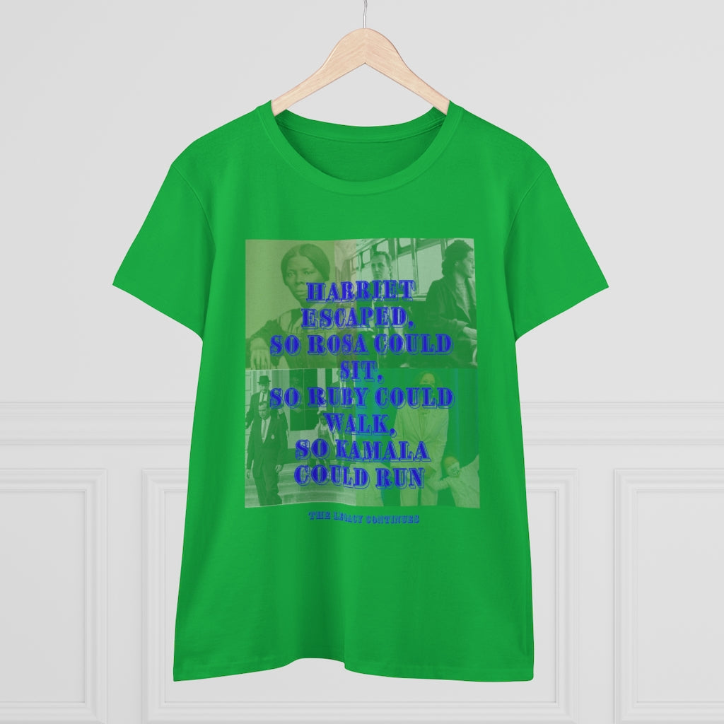 The Legacy Continues Women's Heavy Cotton Tee