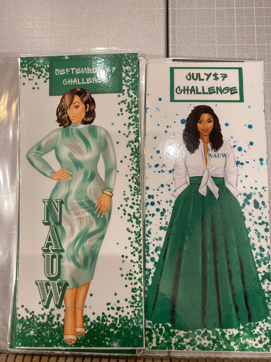 12 Month Saving Challenge Envelopes with Binder