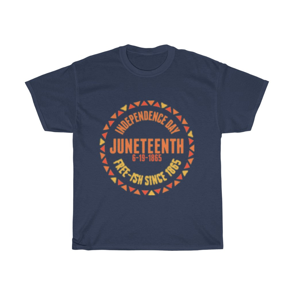 Juneteenth (Orange) Cotton Tee (Unisex)