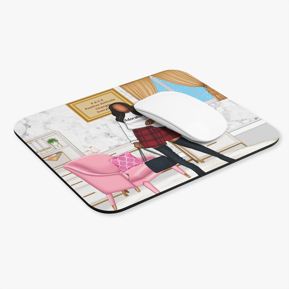 Jackie 6 Mouse Pad (Rectangle)