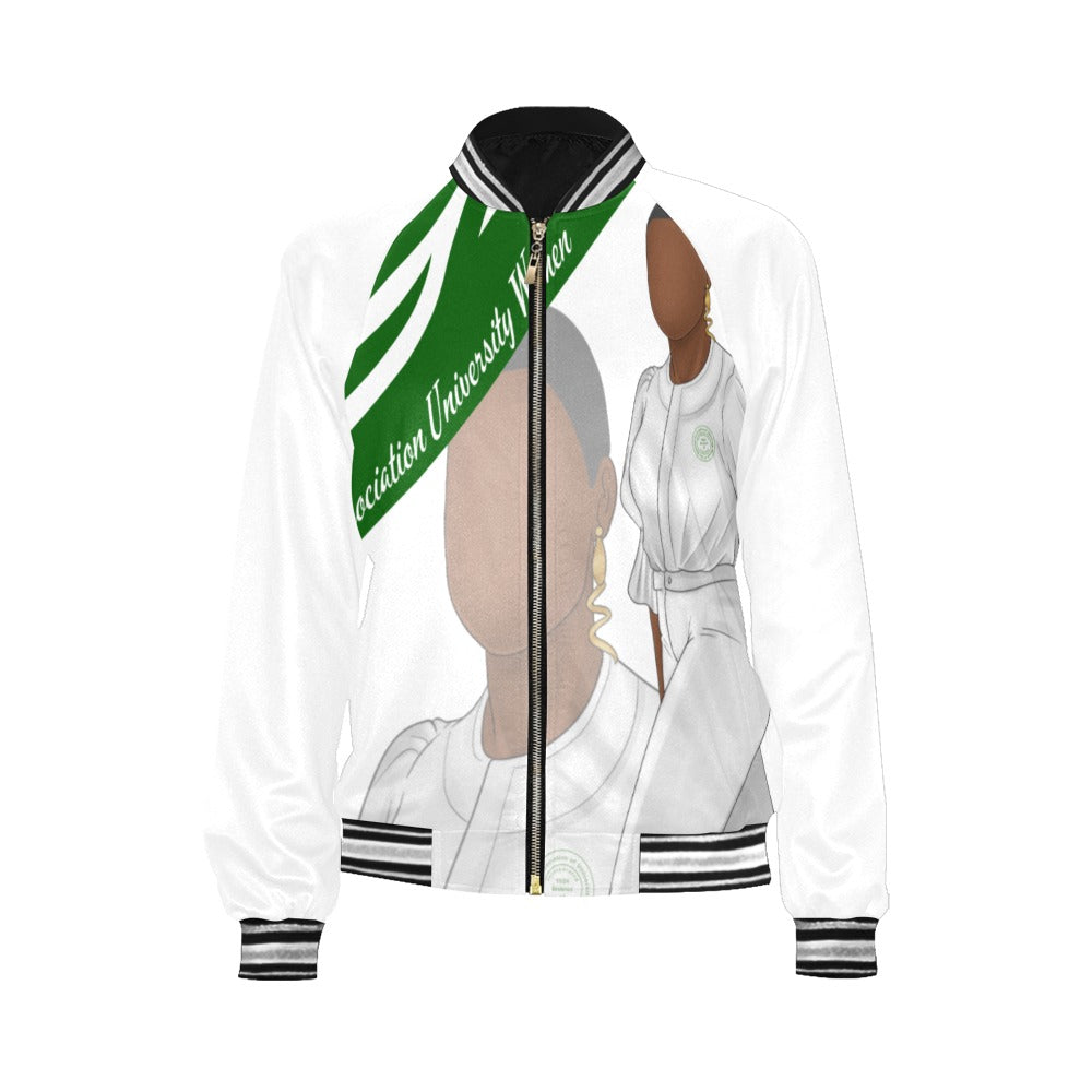 N.A.U.W. :  NAUW Bomber Zebra Jacket