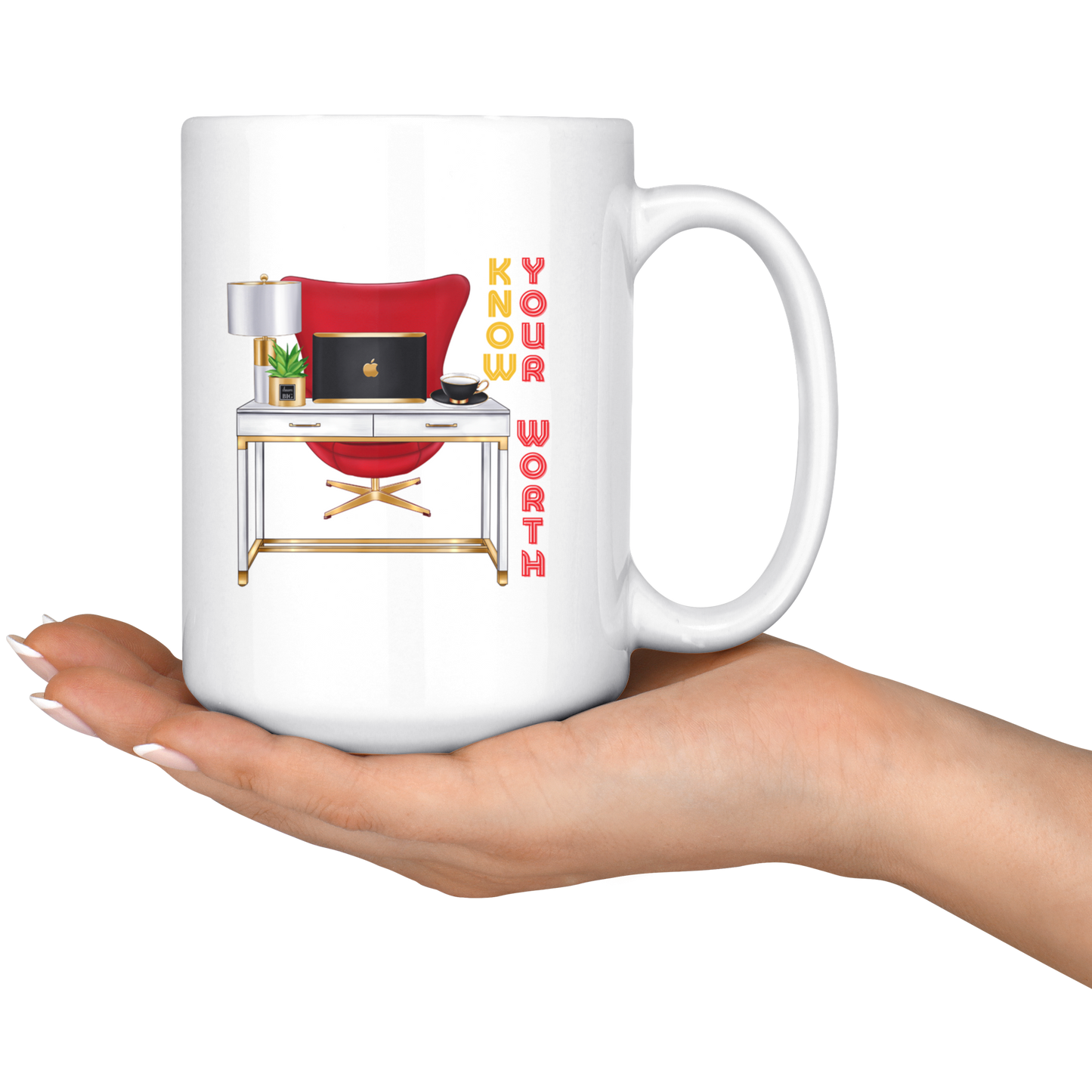 Mug:  Know Your Worth