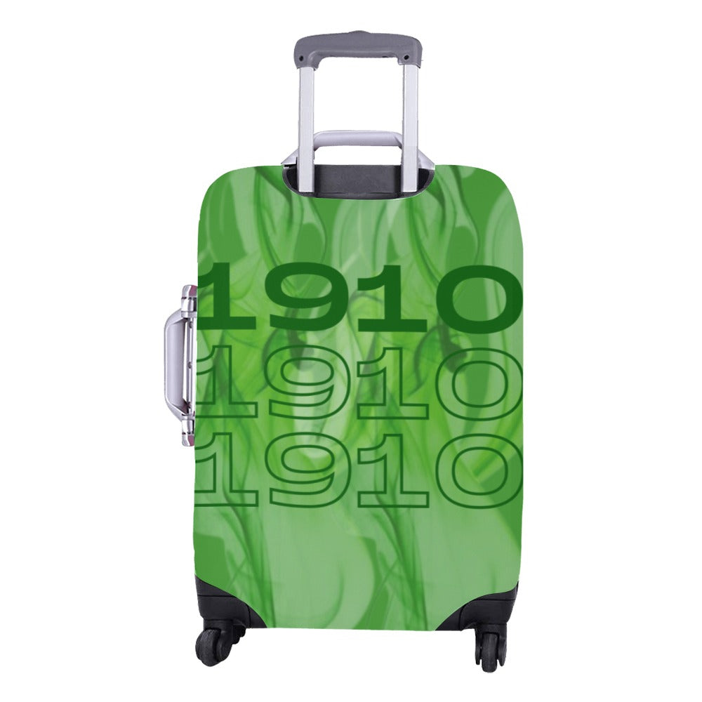 N.A.U.W. :  NAUW Lady In Green Luggage Cover