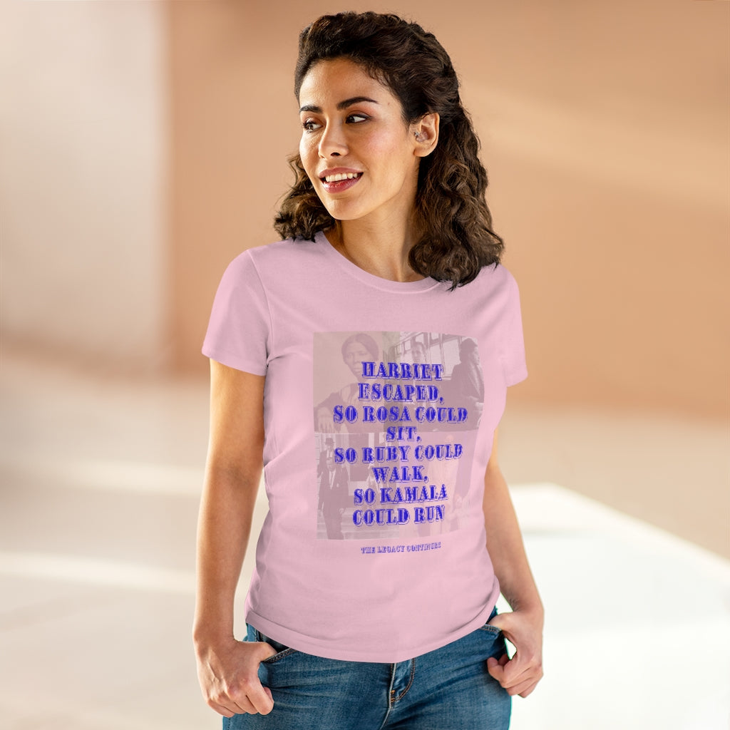 The Legacy Continues Women's Heavy Cotton Tee