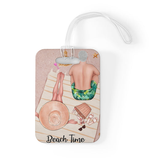 Beach Time Luggage Tag