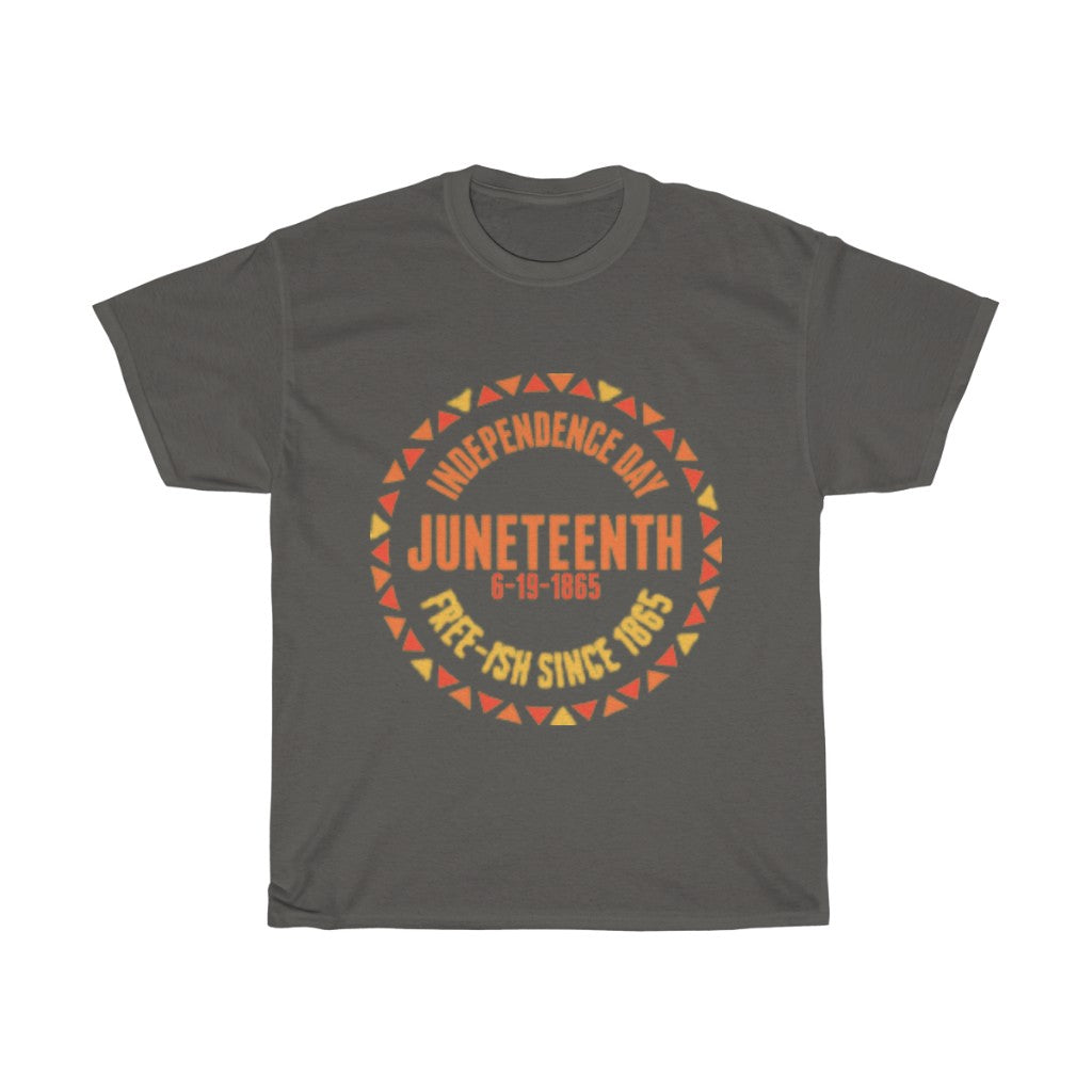 Juneteenth (Orange) Cotton Tee (Unisex)