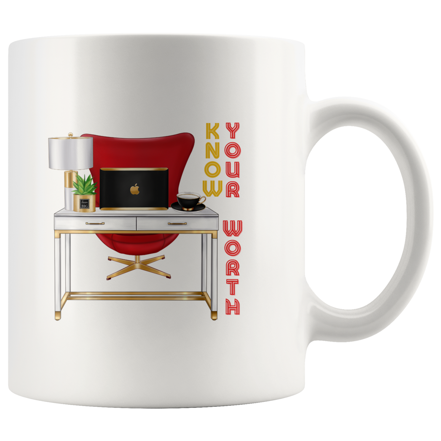 Mug:  Know Your Worth