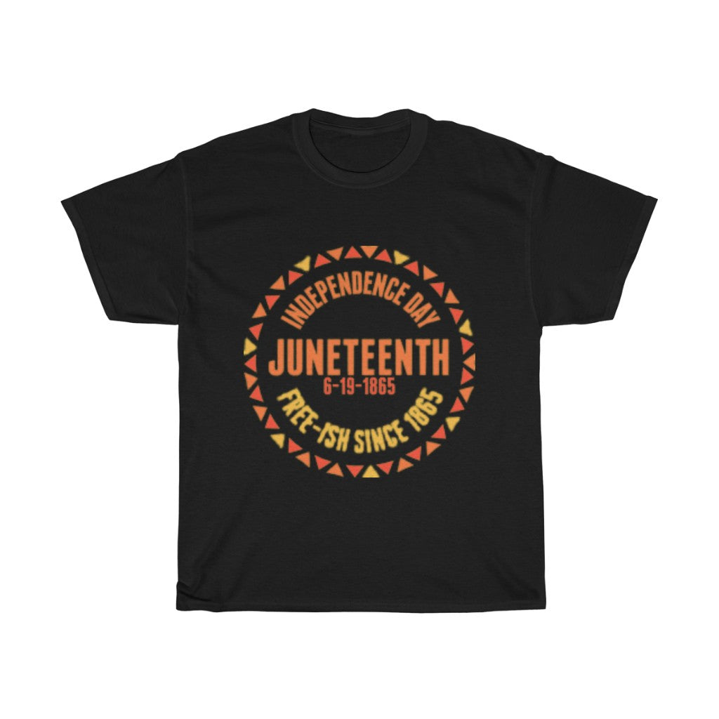 Juneteenth (Orange) Cotton Tee (Unisex)