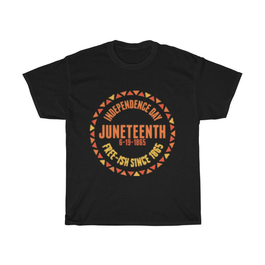 Juneteenth (Orange) Cotton Tee (Unisex)