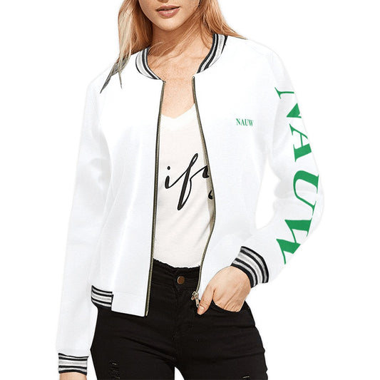 N.A.U.W.:  NAUW Crest Bomber Jacket