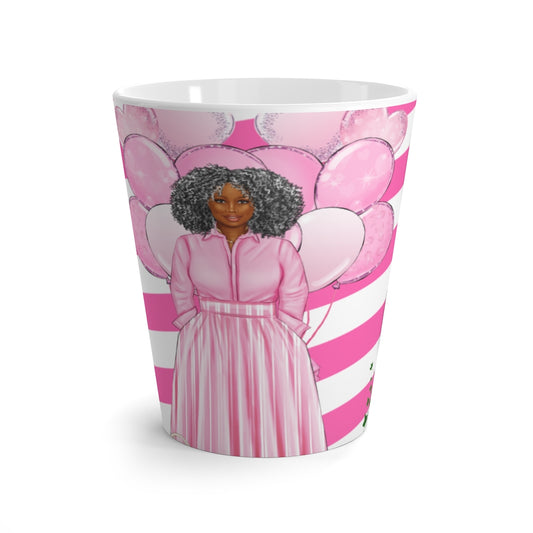 Pretty In Pink Latte mug