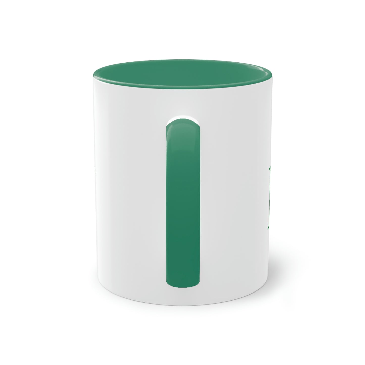 N.A.U.W.:  Lady in Green 2-Toned Mug, 11oz