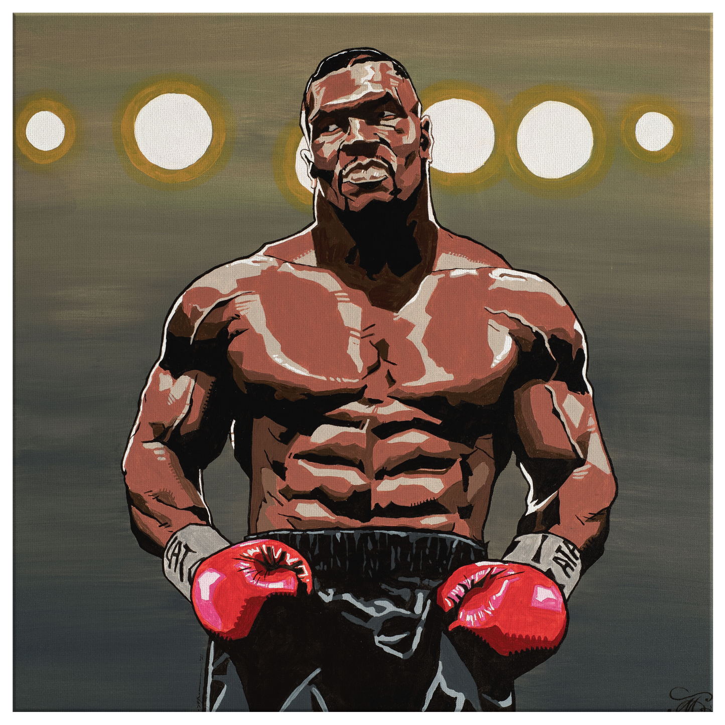 Custom Artwork:  Prime Time Tyson Canvas Unframed