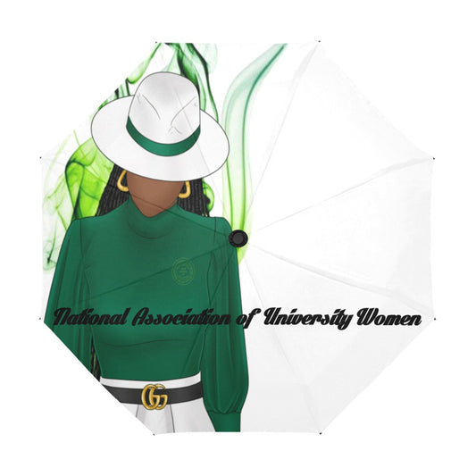 N.A.U.W.:  Lady In Green Umbrella