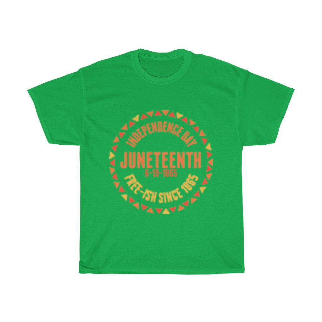 Juneteenth (Orange) Cotton Tee (Unisex)