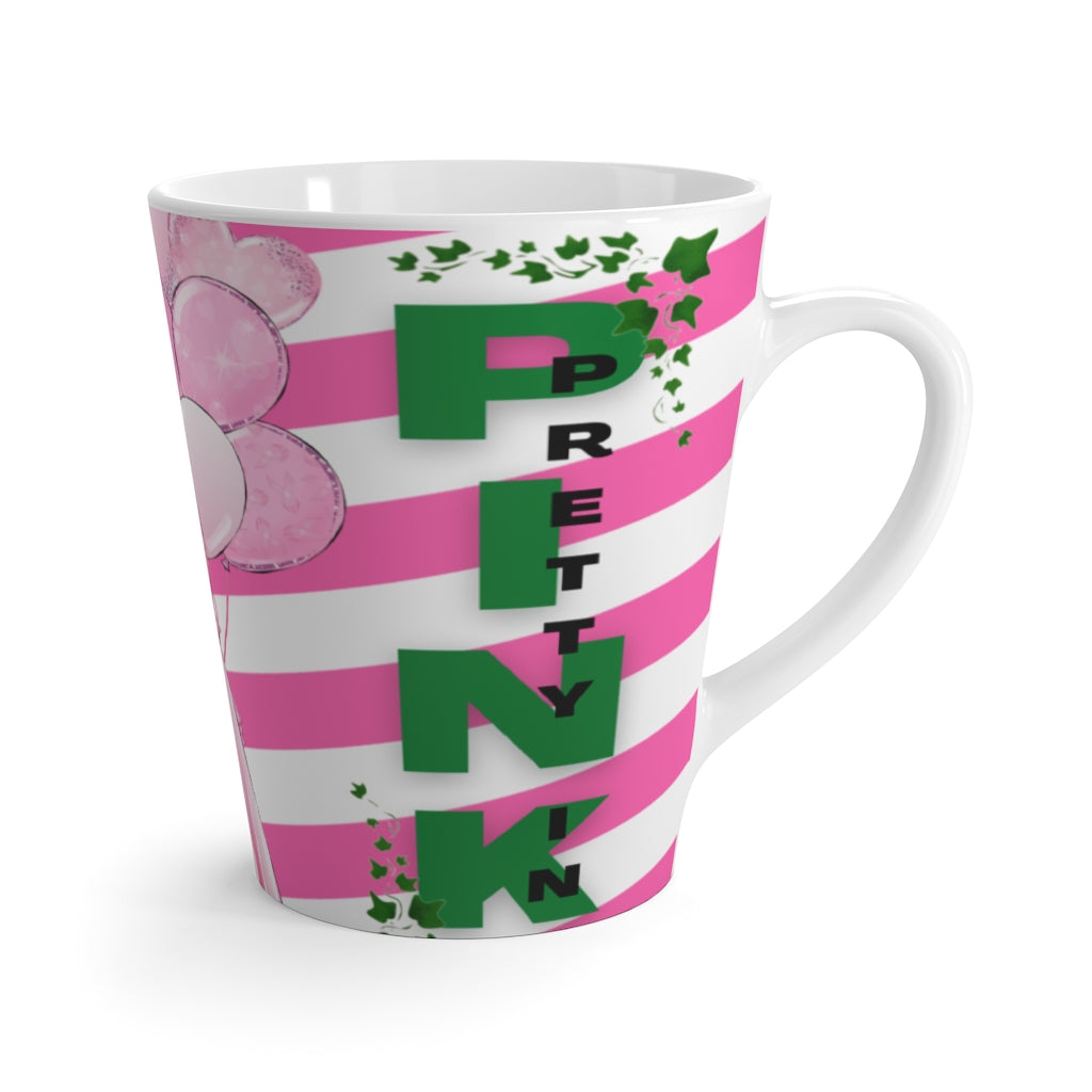 Pretty In Pink Latte mug