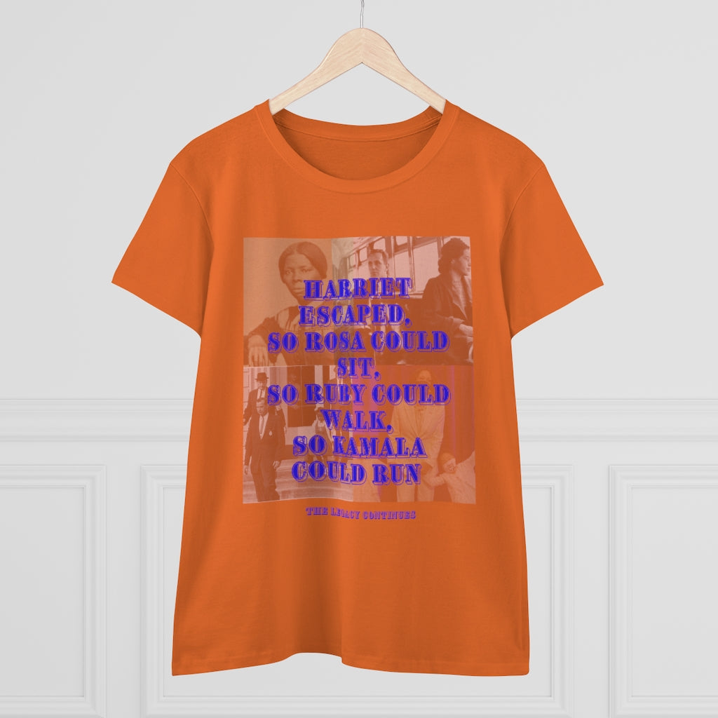 The Legacy Continues Women's Heavy Cotton Tee