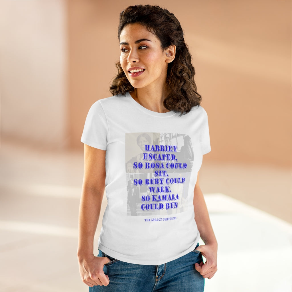 The Legacy Continues Women's Heavy Cotton Tee