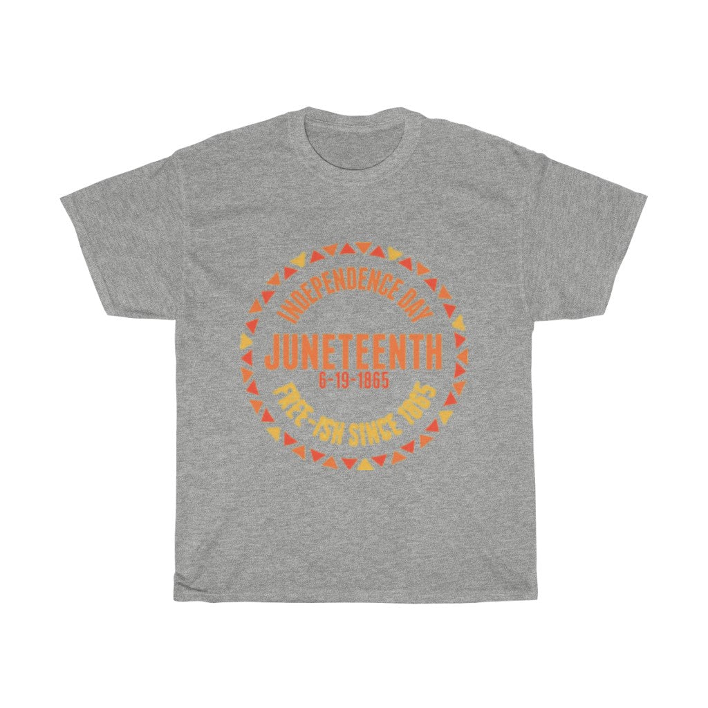Juneteenth (Orange) Cotton Tee (Unisex)