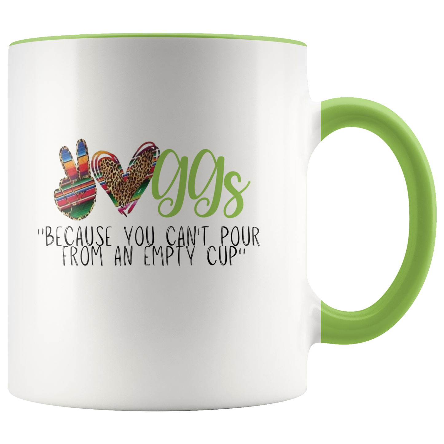 Mugs: Love, Peace, GGs