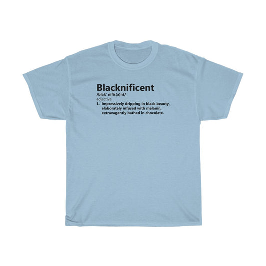 Blacknificient Heavy Cotton Tee (Traditional Unisex)