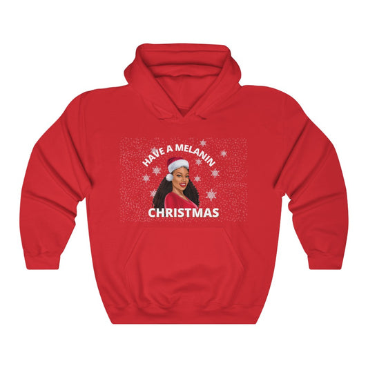 Christmas Melenin Unisex Hooded Sweatshirt
