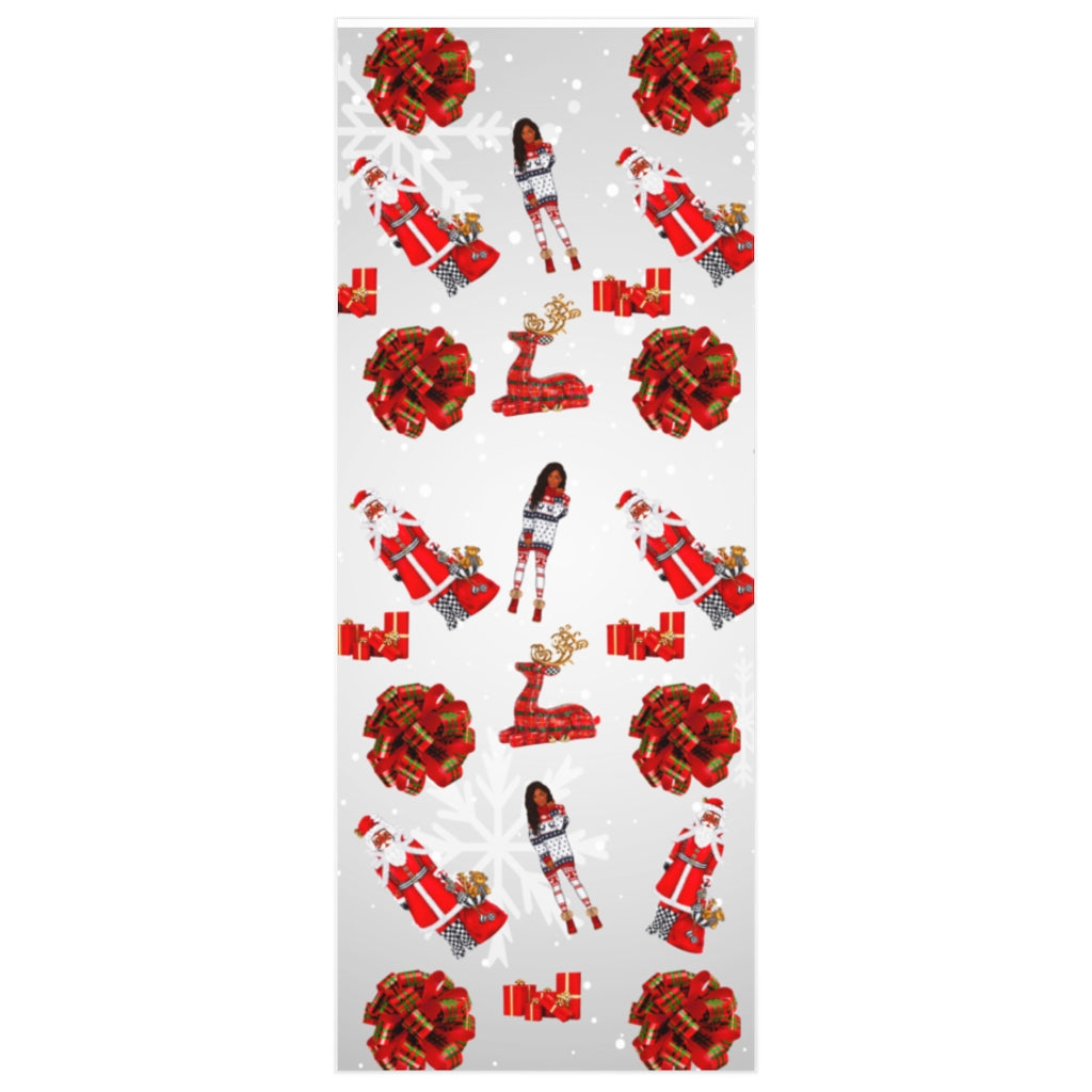 Christmas:  Reindeer Red Wrapping Paper