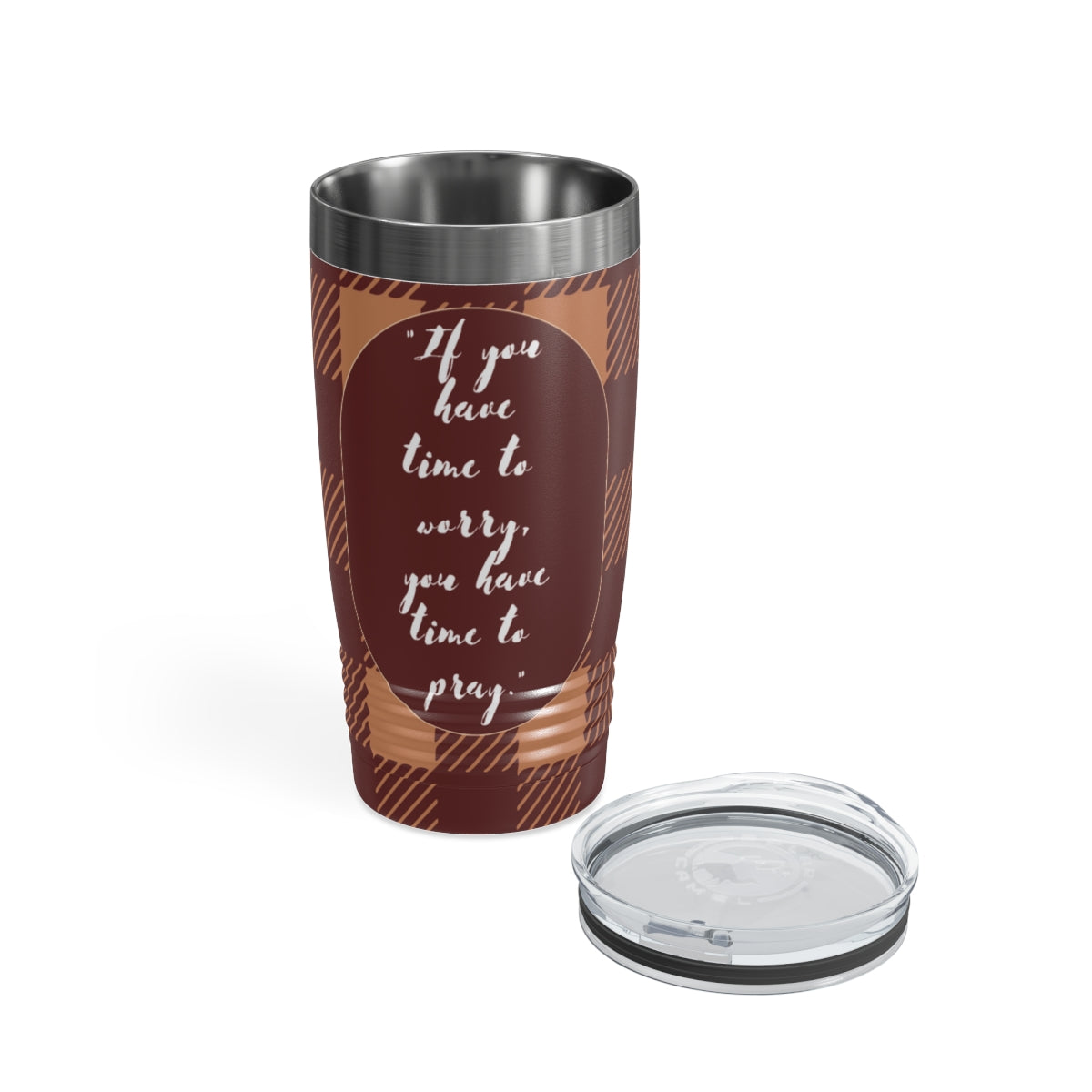 Worry Then Pray Tumbler, 20oz