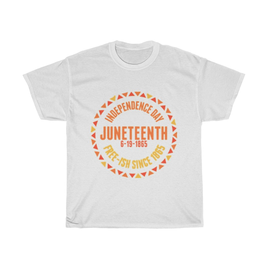 Juneteenth (Orange) Cotton Tee (Unisex)