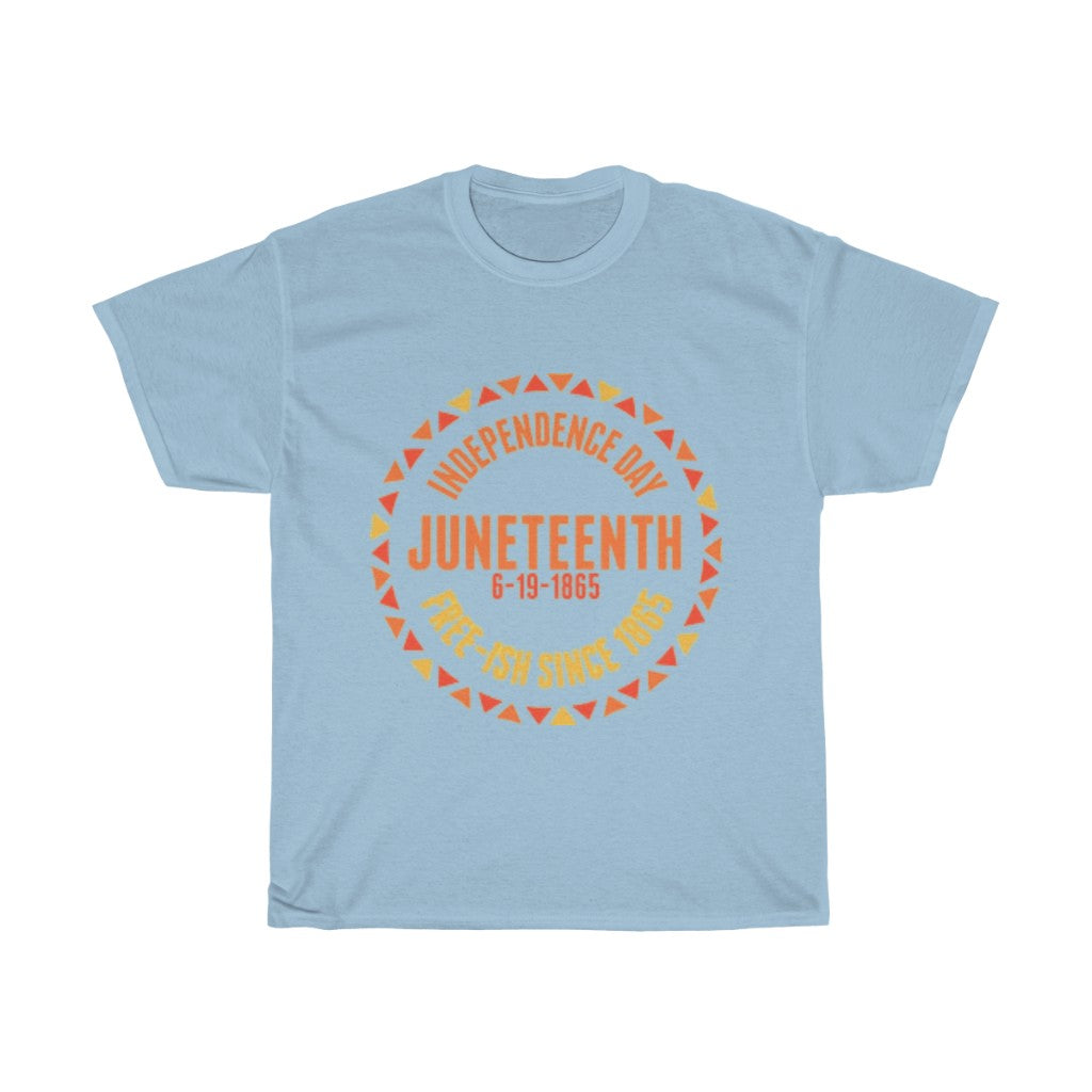 Juneteenth (Orange) Cotton Tee (Unisex)